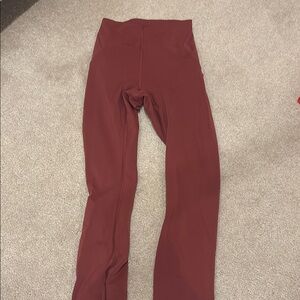 Lululemon Burgundy Leggings